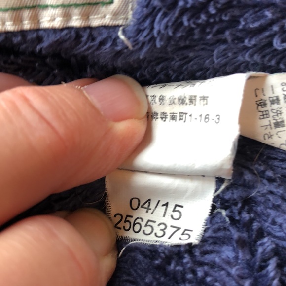 LL Bean Fleece lined Hoodie Sweatshirt Zipper Front Size L 6X-7 - Picture 6 of 12